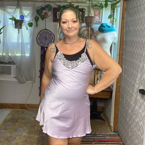 Ekouaer Other - Ekouaer Pastel Purple Lightweight Night Gown Lingerie Dress Size Medium